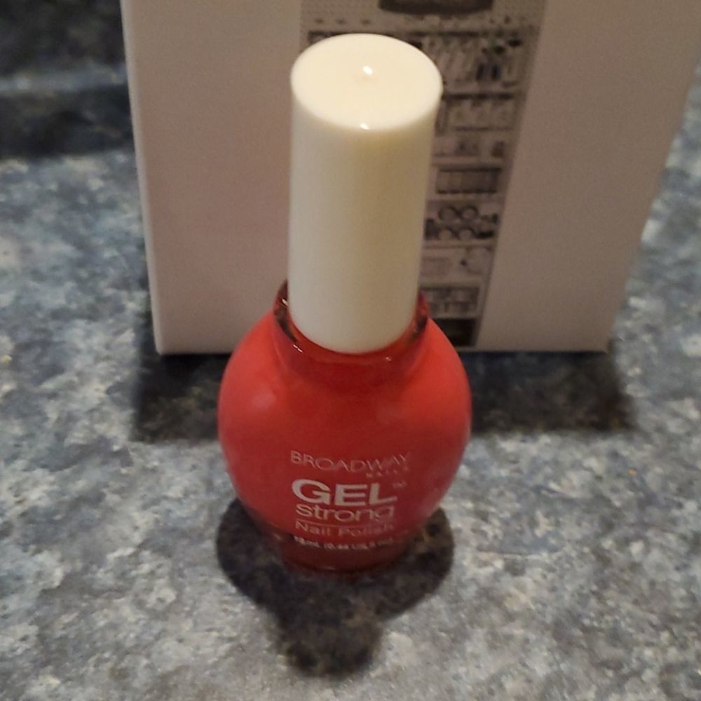 New broadway nails gel strong Grapefruity pink